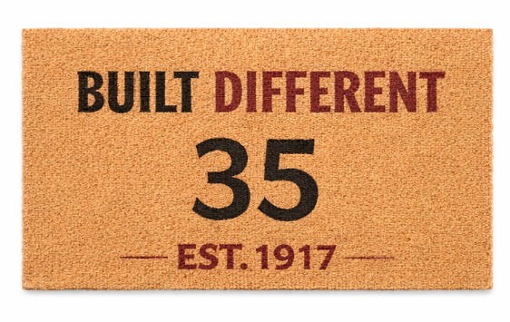 Alumni Doormat – Built Different
